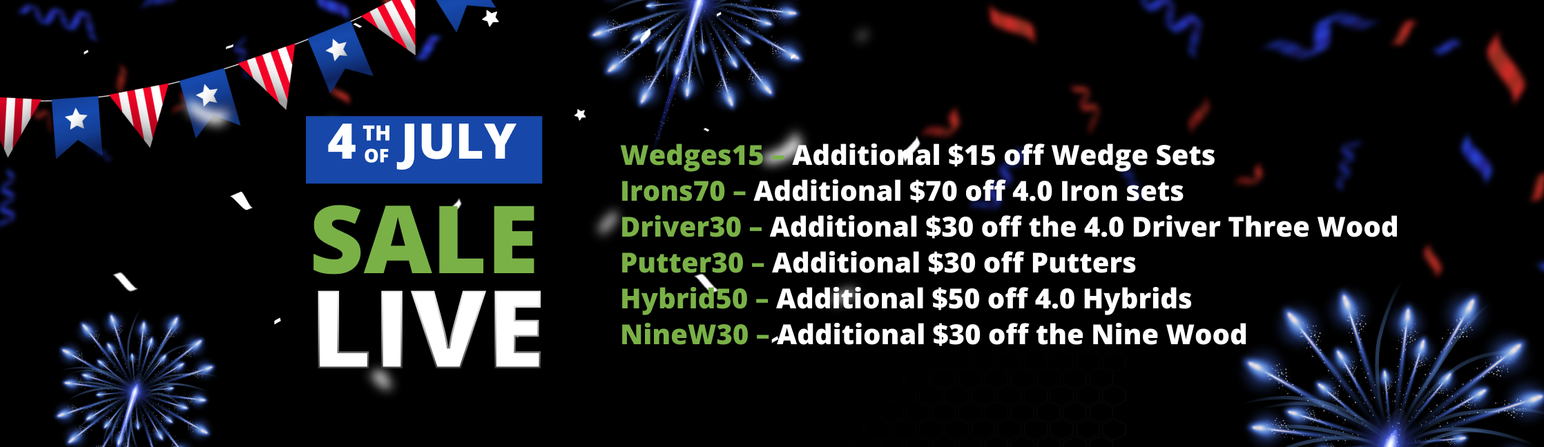 4th of July Sale