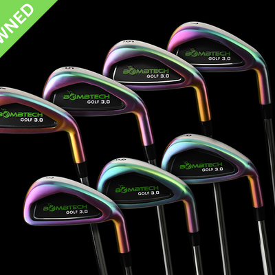 Pre-Owned BombTech Golf 3.0 Volcano Torched Iron Set