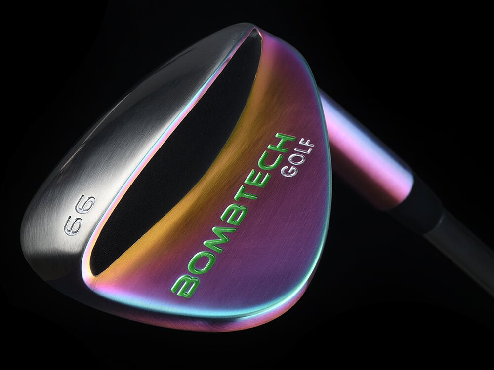 New! BombTech Golf 66 Degree Volcano Torched Lob Wedge