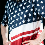 BombTech Golf American Flag Polo Shirt