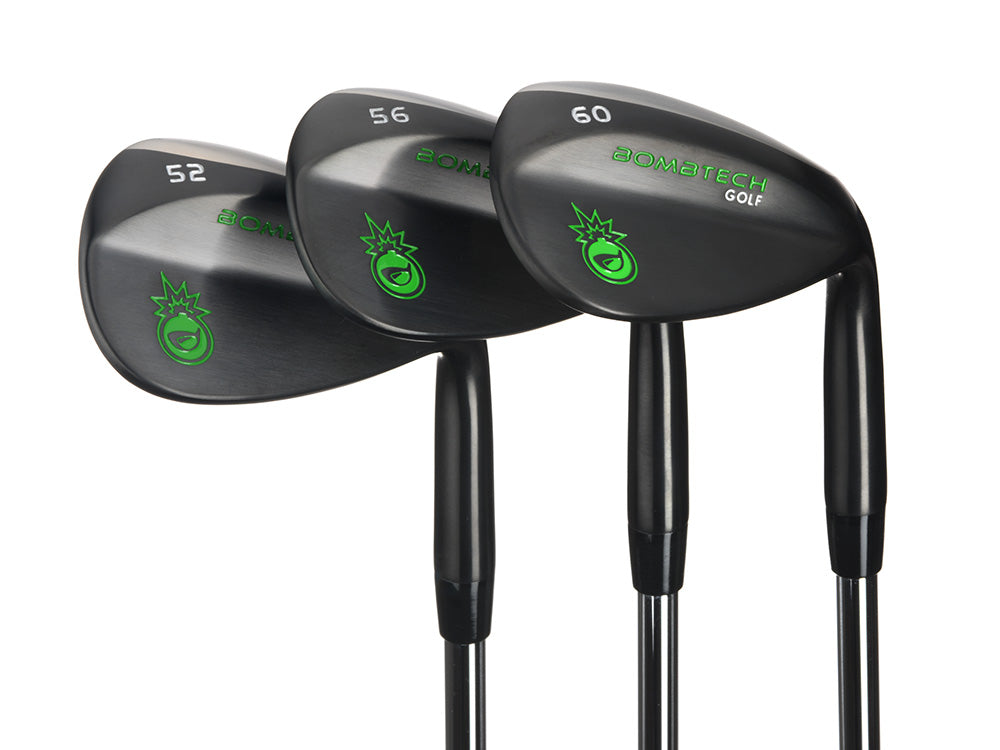 Limited Edition BombTech 52, 56 and 60 Black Wedge Set