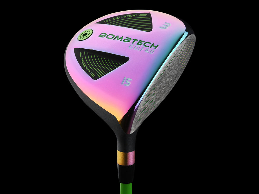 Limited Edition Volcano Torched BombTech Golf 4.0 Driver and 3 Wood
