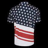 BombTech Golf American Flag Polo Shirt