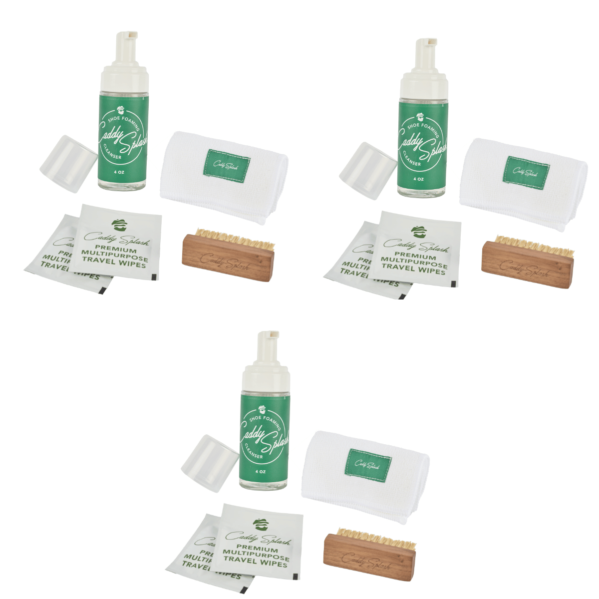 Ultimate Golf Shoe Cleaner Kit – On-the-Go Foaming Cleanser & Wipes