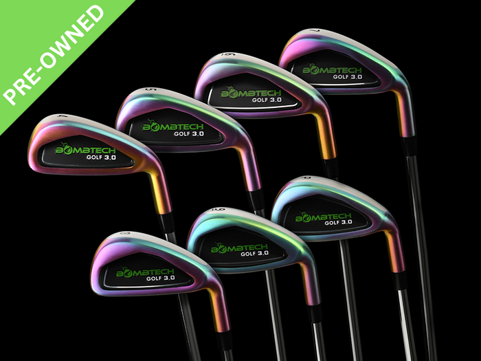 Pre-Owned BombTech Golf 3.0 Volcano Torched Iron Set