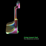 BombTech Golf 3.0 Volcano Torched Blade Putter