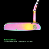 BombTech Golf 3.0 Volcano Torched Blade Putter