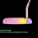 BombTech Golf 3.0 Volcano Torched Blade Putter