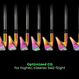 Limited Edition BombTech Golf 4.0 Volcano Torched Iron Set