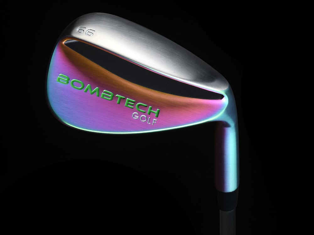 New! BombTech Golf 66 Degree Volcano Torched Lob Wedge