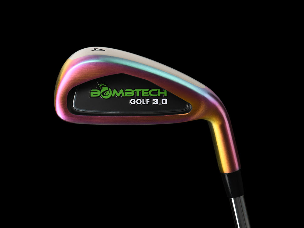 New! BombTech Golf 3.0 Volcano Torched Iron Set