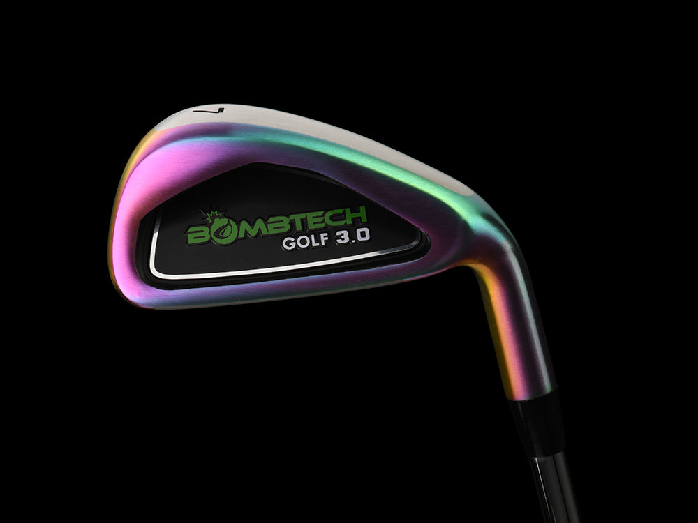 New! BombTech Golf 3.0 Volcano Torched Iron Set