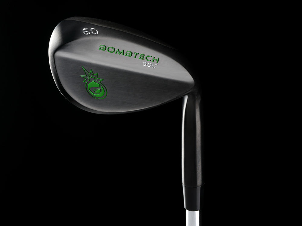 BombTech 52, 56 and 60 black golf wedges