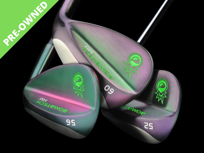 Pre-Owned Limited Edition Midnight Shadow BombTech 52, 56 and 60 Wedge Set