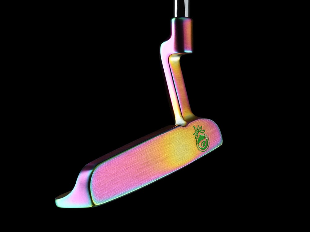 New! BombTech Golf 3.0 Volcano Torched Blade Putter