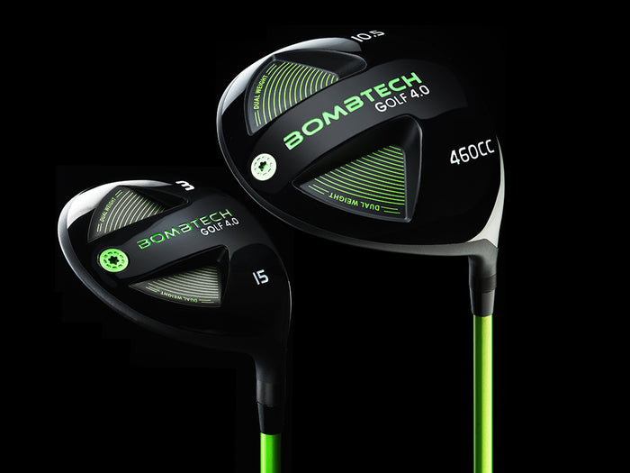 New & Upgraded! BombTech Golf 4.0 Driver and 3 Wood Bundle